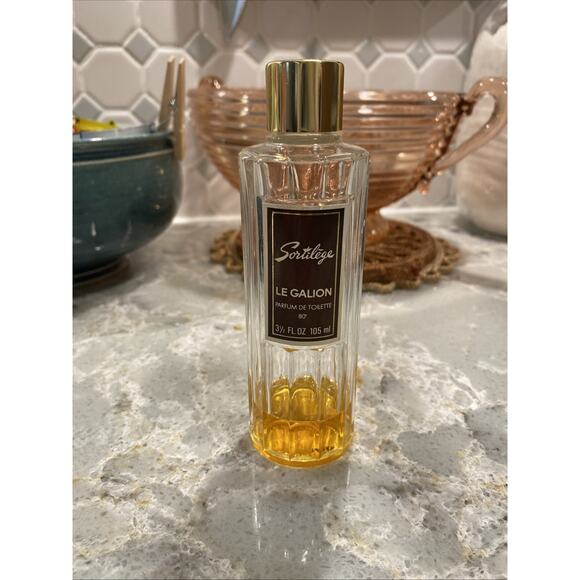 Vintage Le Galion Sortilege Parfum de Toilette Glass Collectible Bottle - Picture 1 of 9
